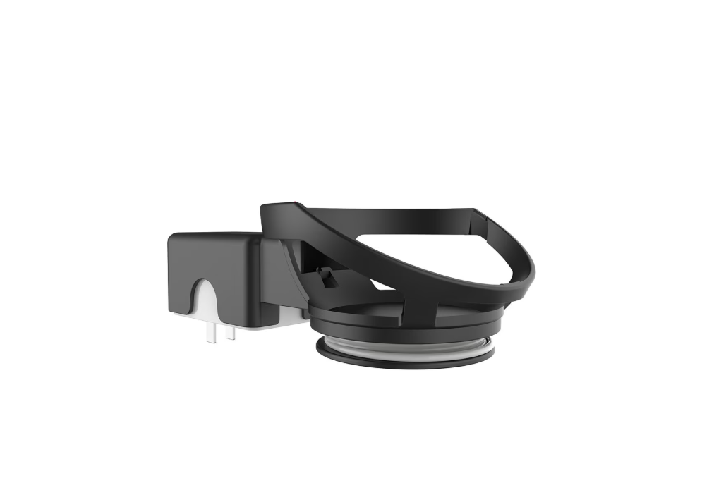 Wall-Mounted Smart Speaker Holder with Cable Management, Black
